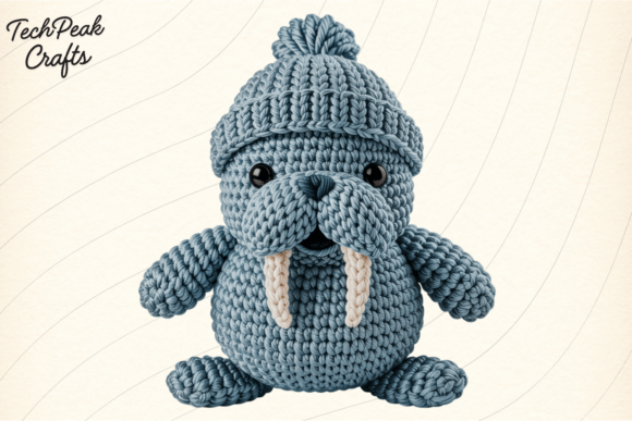 Download Crochet Walrus Yarn Sea Animal PNG - Sea animal Collection