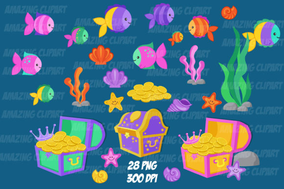 Download Undersea Clipart, Sea Animal Graphics. - Sea animal Collection